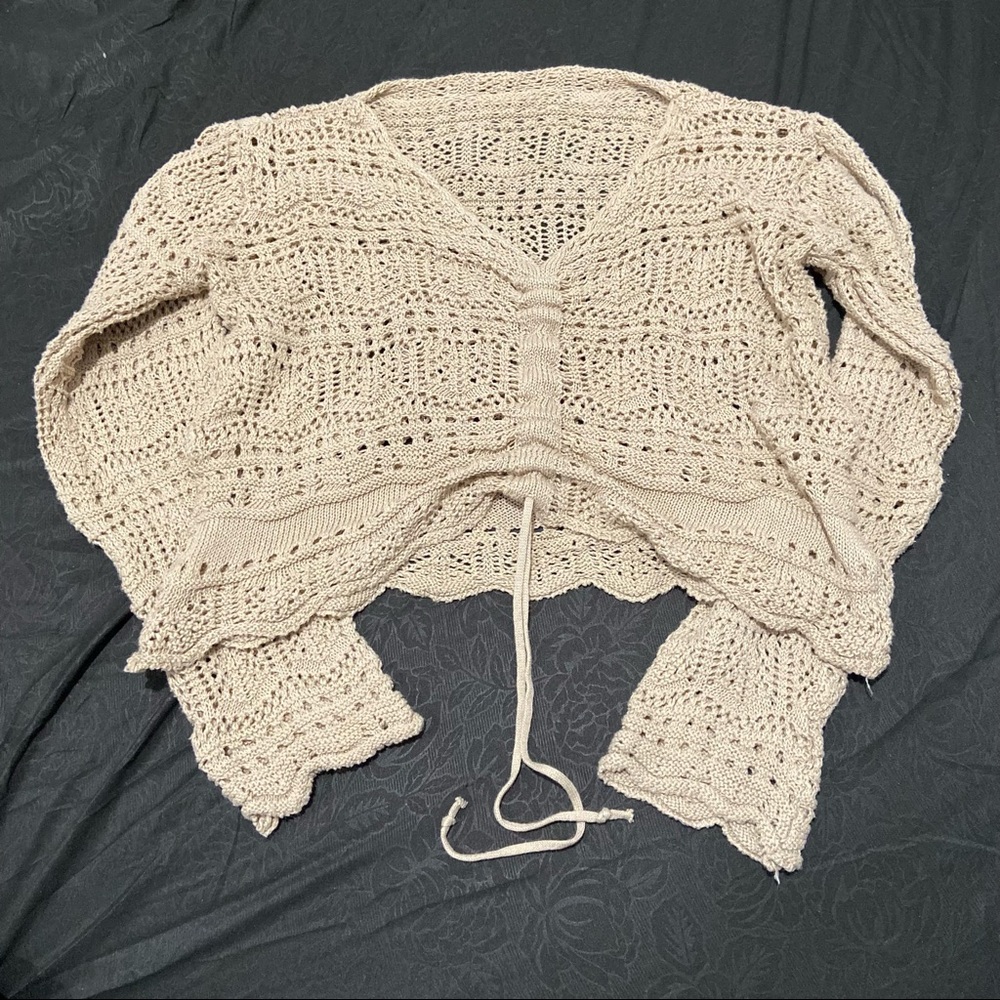 Crochet Knit Top